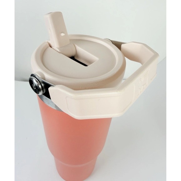 Stanley IceFlow 30oz Flip Straw Tumbler Stainless Steel Polar Peach – Used - Picture 8 of 14